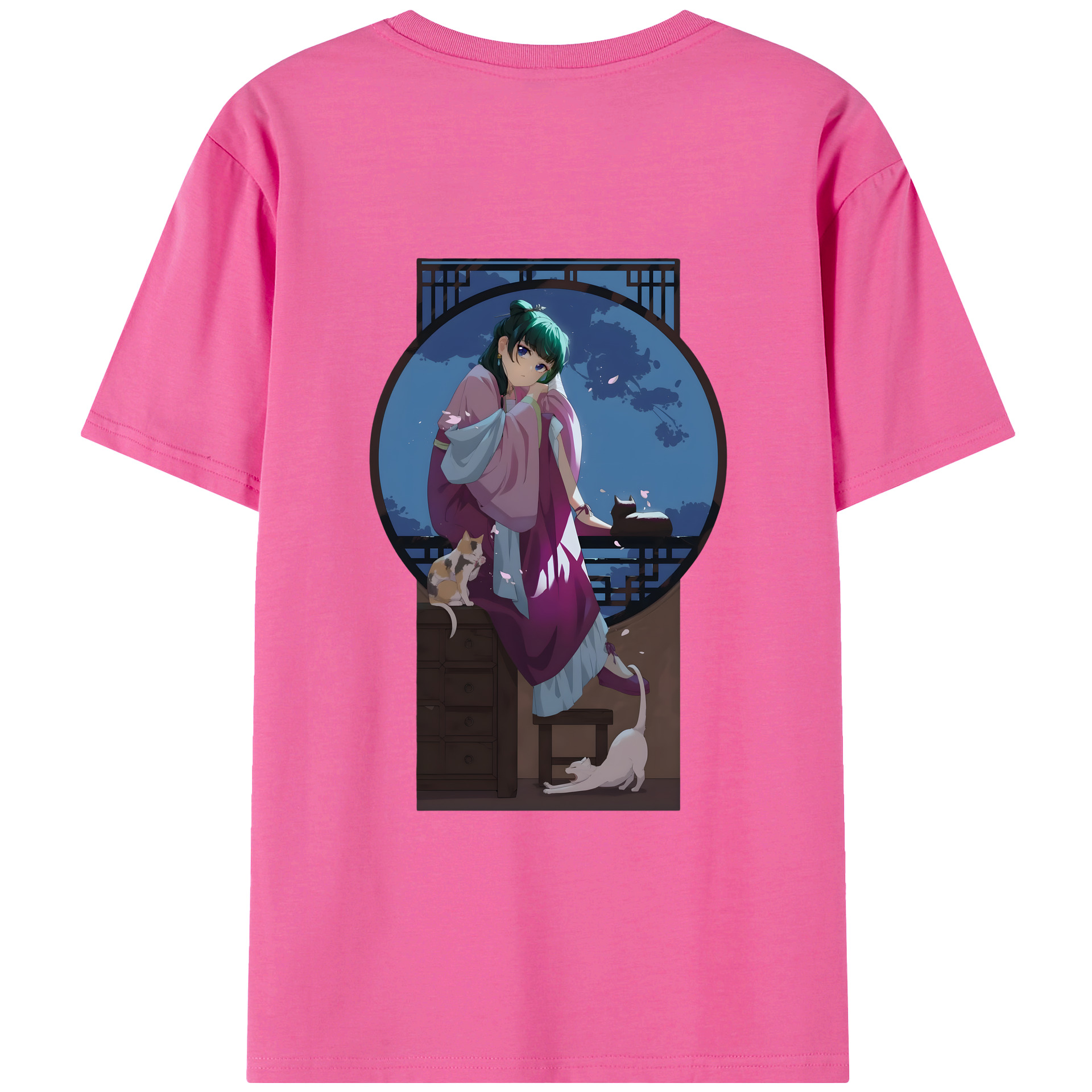 （画像用） 薬屋のひとりごと The Apothecary Diaries レディース半袖Tシャツ(バックプリント)